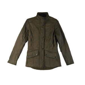 Barbour,  Women's Cavalry Quilted Jacket in Olive Size 6 #SJ2041